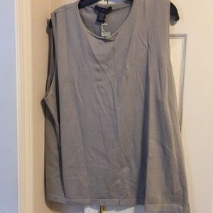 NWT Venezia Grey Tank 26/28W plus